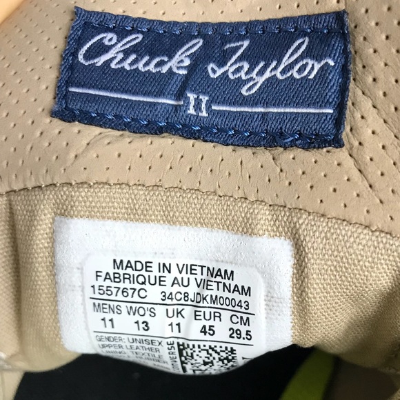 NWT Converse Ctas || OX Vintage Khaki M AUTHENTIC - Picture 3 of 7